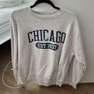 Chicago Reverse Weave Champion Crewneck